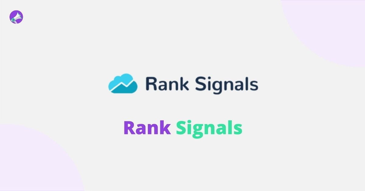 Rank Signals - Best Backlink Checker Tools