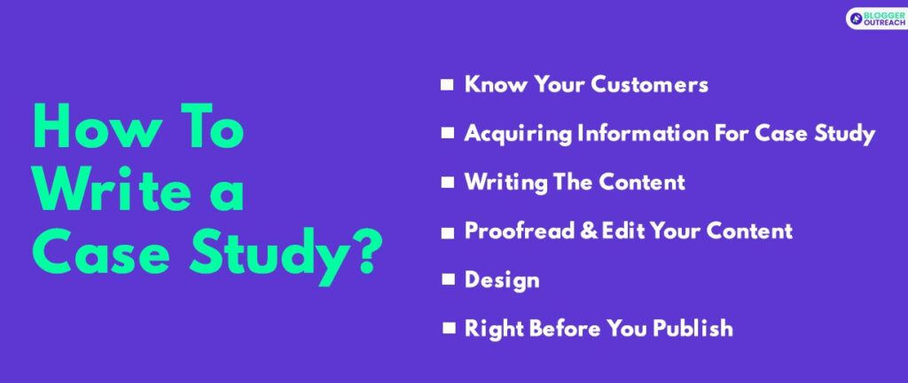 How To Write A Case Study?