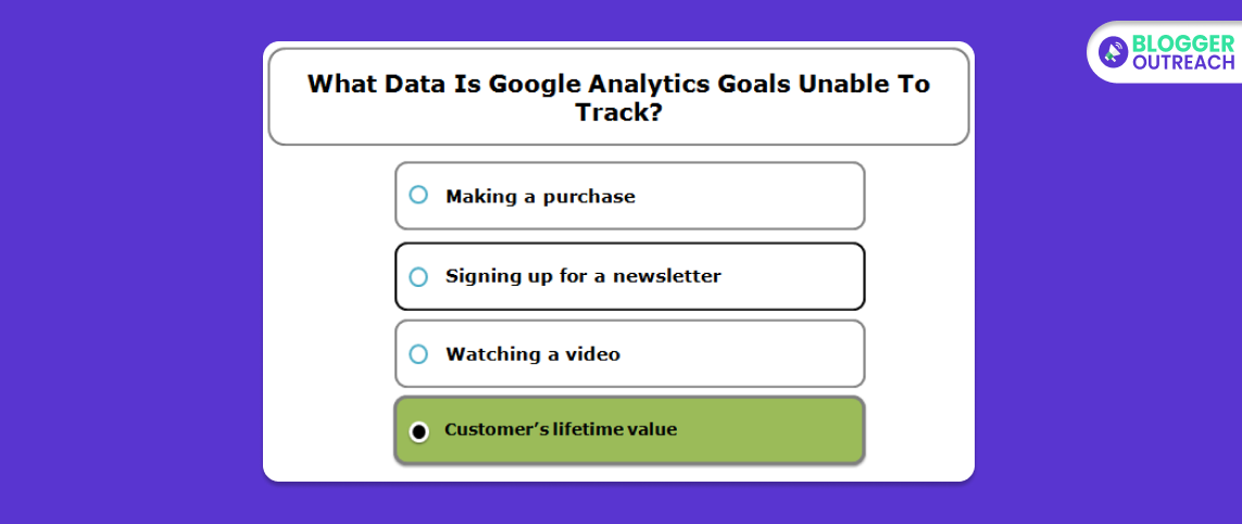 What Data Is Google Analytics Goals Unable To Track