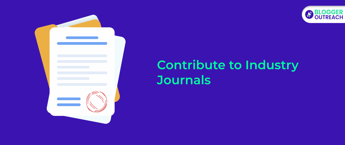 Contribute To Industry Journals