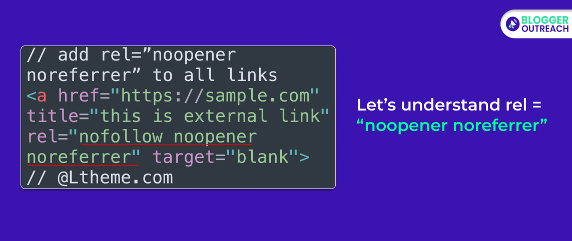 Let’s Understand rel = “noopener noreferrer” 