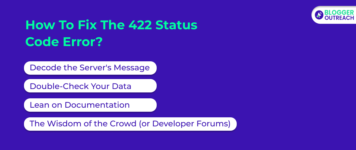 How To Fix The 422 Status Code Error